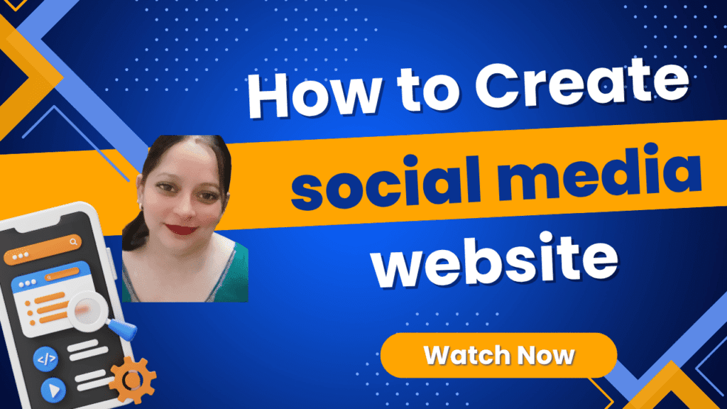 how to create a social media website