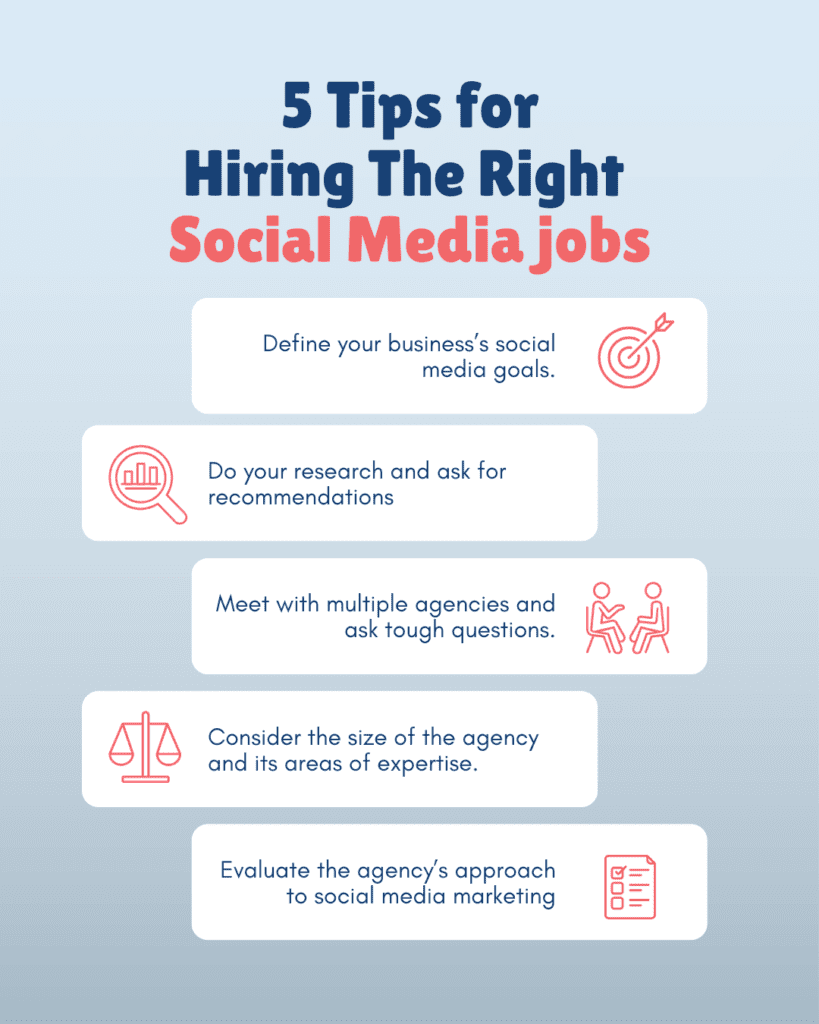 social media jobs near me