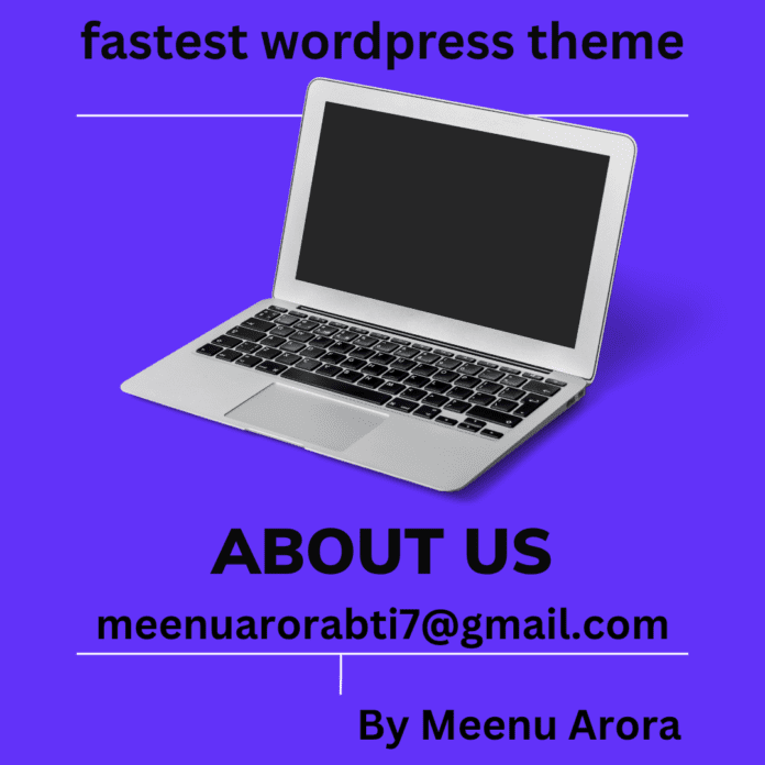 fastest wordpress theme