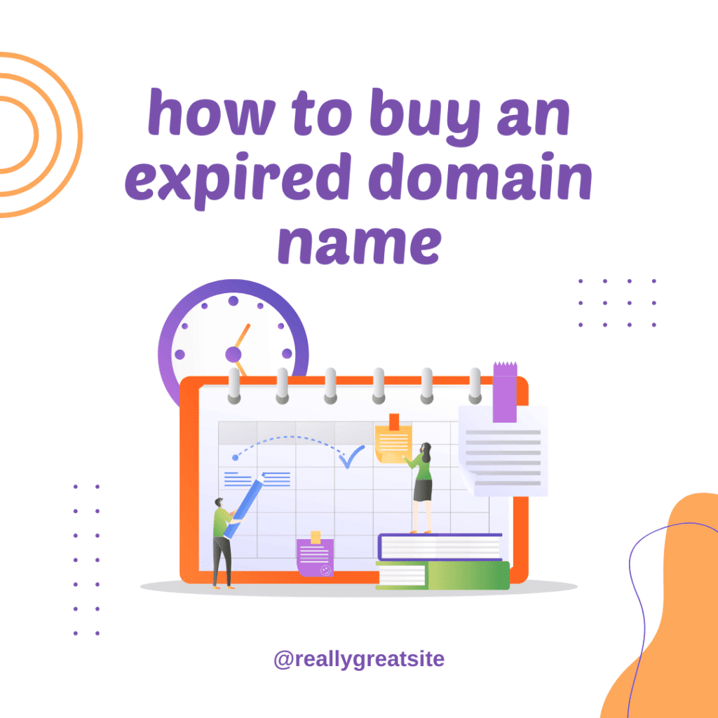 how to buy an expired domain name