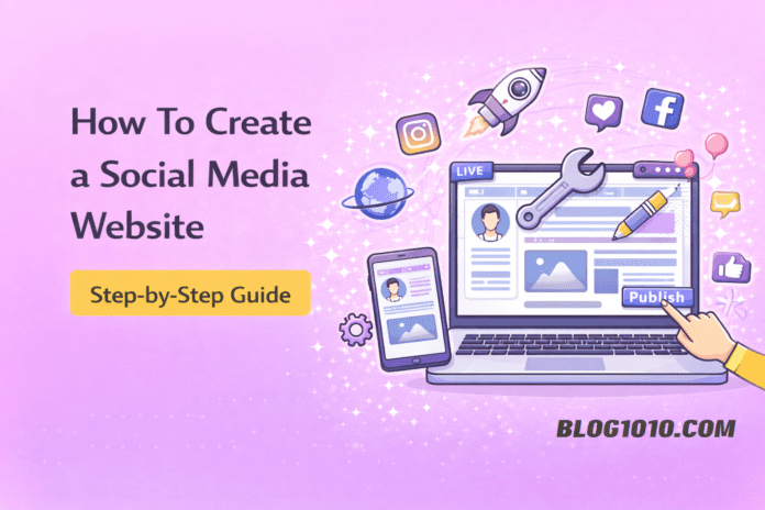 How to create social media website