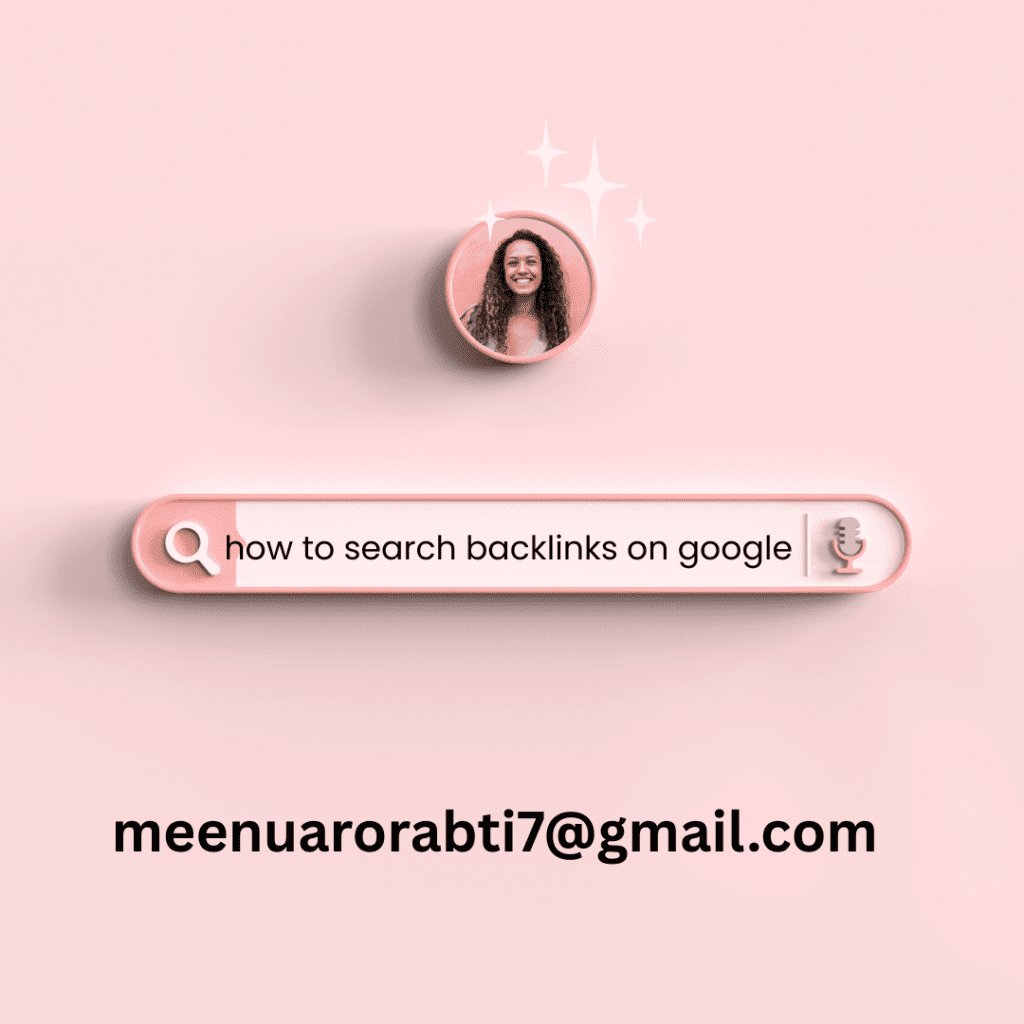how to search backlinks on google