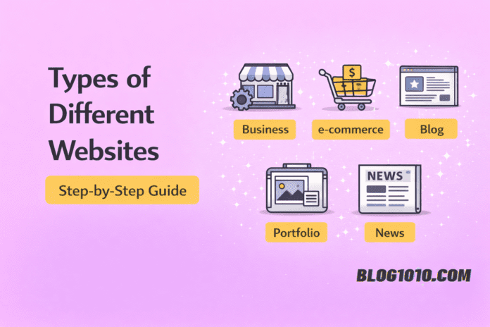 Types of Different Websites