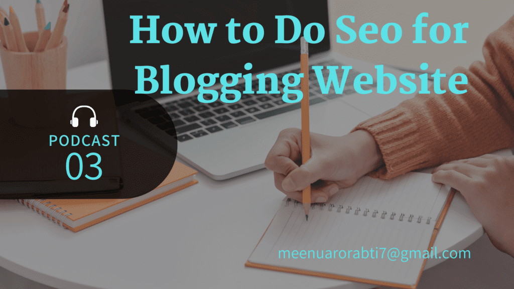 how to do seo for blogging website