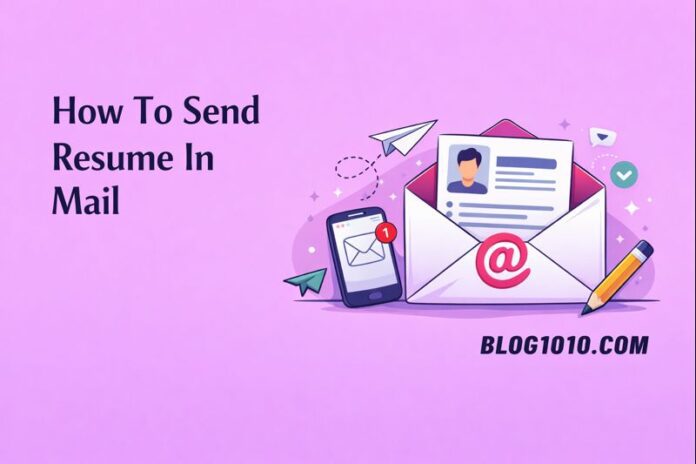 how to send resume in mail