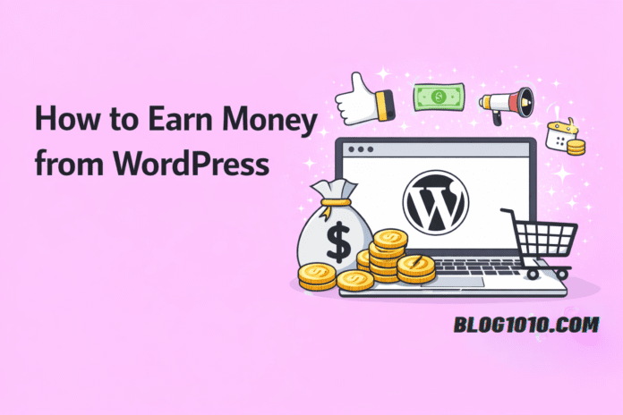 how to earn money from wordpress
